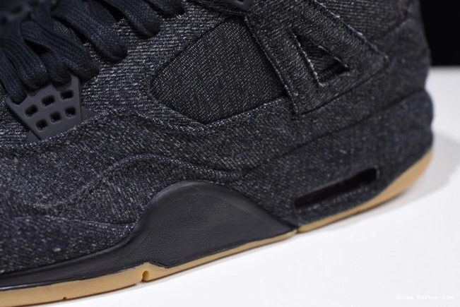 Levi's AO2571-001 x Air Jordan 4 'black' 0813